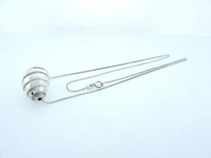 LADIES 925 STERLING SILVER BEE HIVE NECKLACE CHAIN 16"