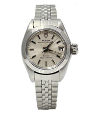 Load image into Gallery viewer, LADIES STAINLESS STEEL TUDOR PRINCESS OYSTER DATE ROTOR SELF WINDING WATCH 92300
