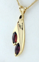 Load image into Gallery viewer, 14K GOLD PINK OVAL CABOCHON CUBIC ZIRCONIA PENDANT
