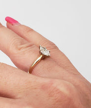 Load image into Gallery viewer, 14k Yellow Gold .75ctw Marquise Diamond Six Prong Solitaire Engagement Ring
