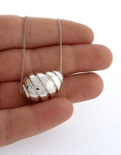 Load image into Gallery viewer, LADIES 925 STERLING SILVER BEE HIVE NECKLACE CHAIN 16&quot;
