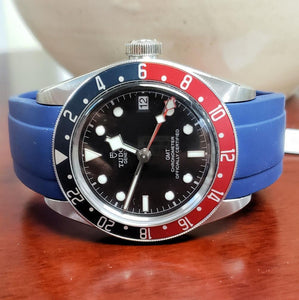 41mm Tudor Black Bay GMT Pepsi Automatic Nato & Rubber Strap 79830RB Watch