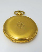 Load image into Gallery viewer, VINTAGE 1972 A. SALZMANN 18K YELLOW GOLD POCKET WATCH 45MM
