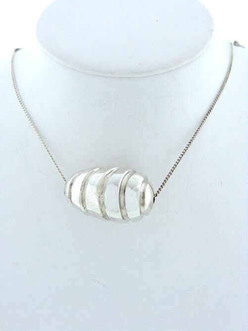 LADIES 925 STERLING SILVER BEE HIVE NECKLACE CHAIN 16